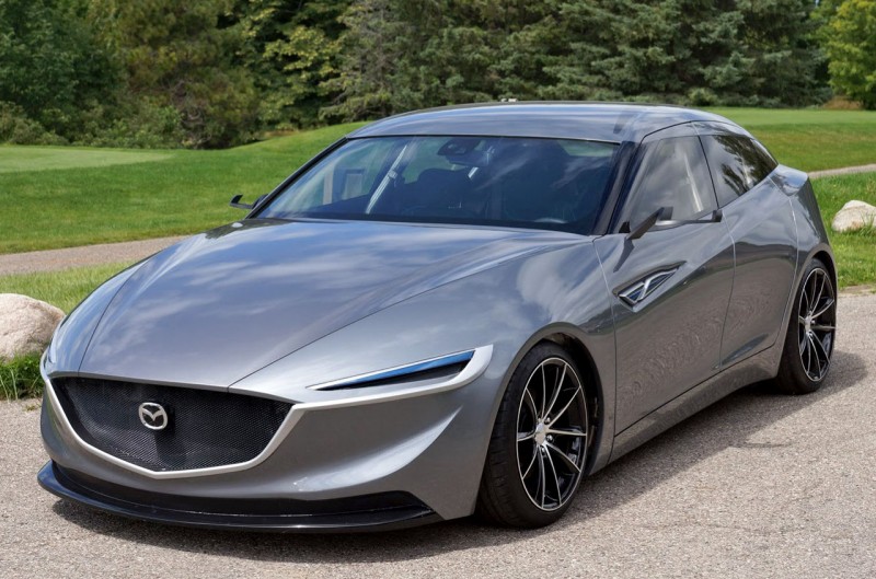 A merész formavilág akár a Mazda jövőképét it tükrözheti
