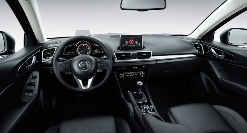 A Mazda3 utasterének kialakítása és minősége meggyőzte a zsűrit