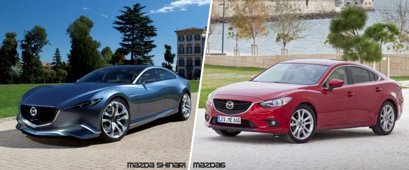 A Shinari főbb jellemvonásai visszaköszönnek a szériagyártású Mazdákon