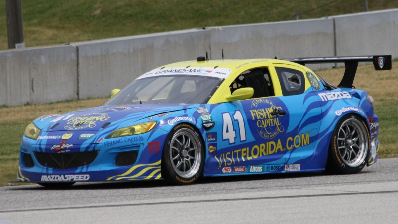 A Dempsey Racing színeiben a Mazda egyik kedvelt, versenycélokra is jól alkalmazható típusa, az RX-8